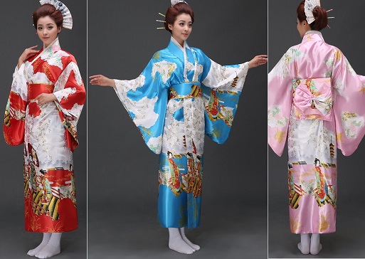 Esquema de modelagem de kimono tradicional japonês (yukata) do P ao GG. 