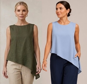 Blusa regata barra assimétrica diagonal