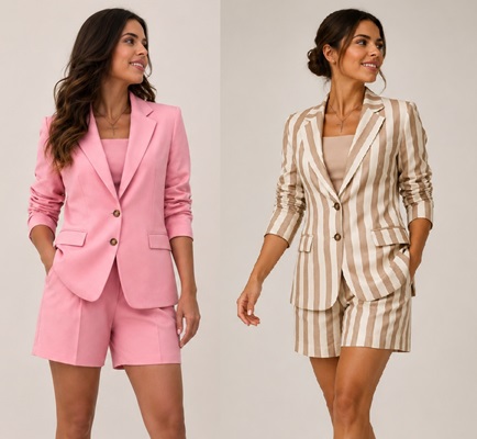 Blazer sem pences 2 botões